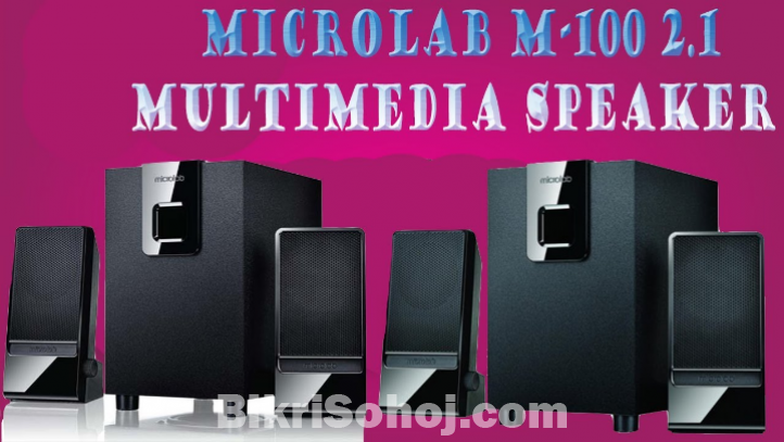 Microlab Genuine M100 2.1 Multimedia Speaker
